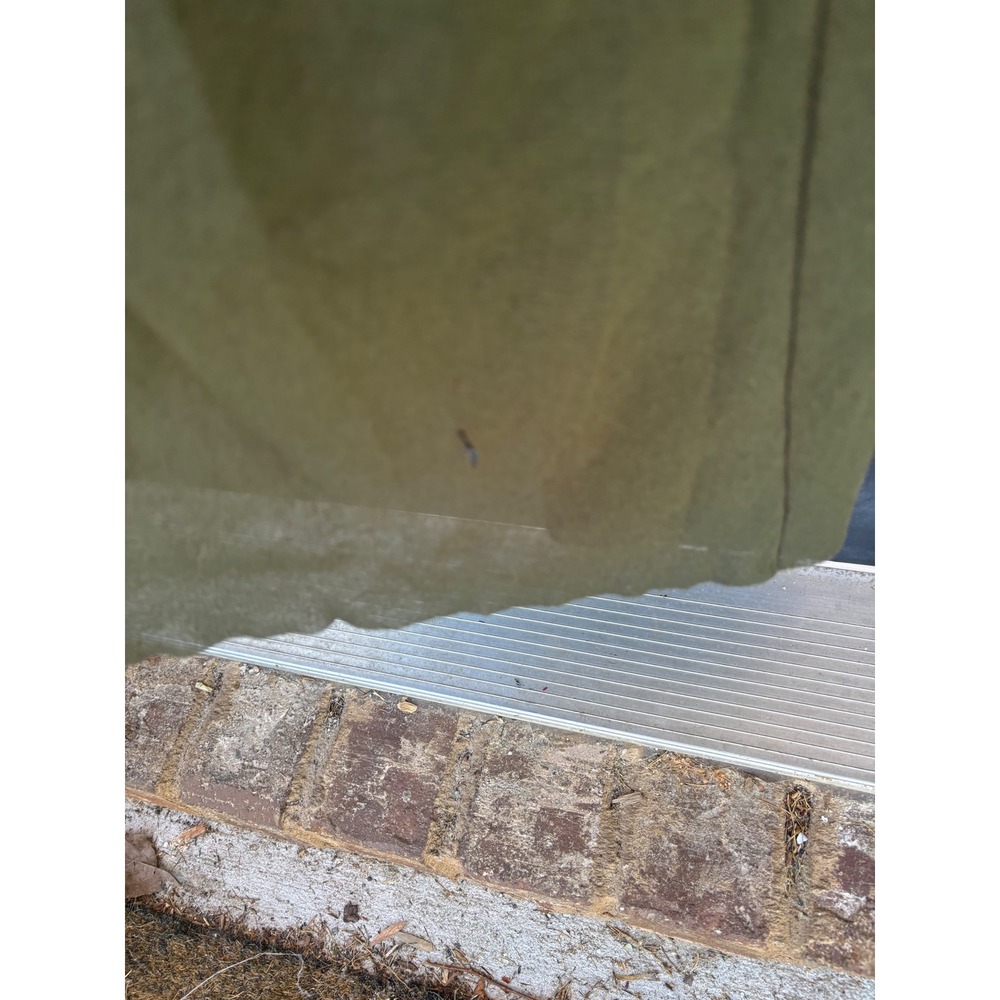 Fuzzi Olive Green Stretch Mesh Maxi Dress Made in Italy Womens Medium Slip Dress - Picture 4 of 6